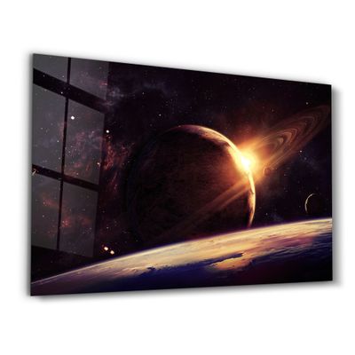 Autres décorations murales - Melodic Universe | Glass Wall Art - ARTDESIGNA