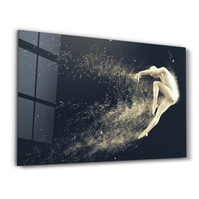 Other wall decoration - Abstract Riddick V2 | Glass Wall Art - ARTDESIGNA