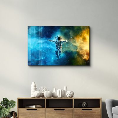 Autres décorations murales - Power of Tesseract | Glass Wall Art - ARTDESIGNA