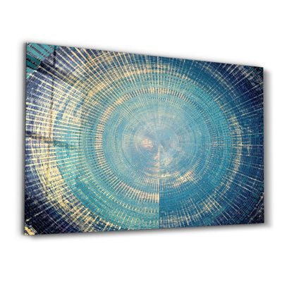 Autres décorations murales - Regime Of Blue | Glass Wall Art - ARTDESIGNA