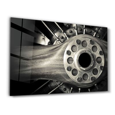 Autres décorations murales - The Propeller | Glass Wall Art - ARTDESIGNA