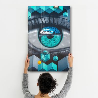 Autres décorations murales - Inside of the Reflection | Glass Wall Art - ARTDESIGNA