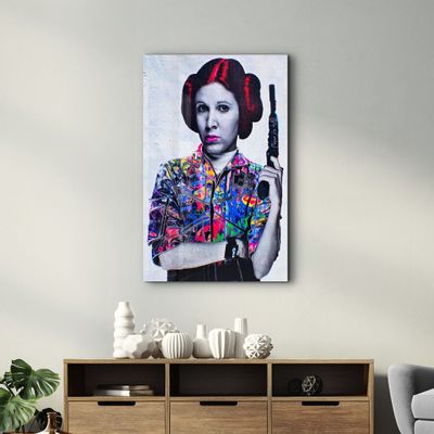 Other wall decoration - Vintage Leia | Glass Wall Art - ARTDESIGNA