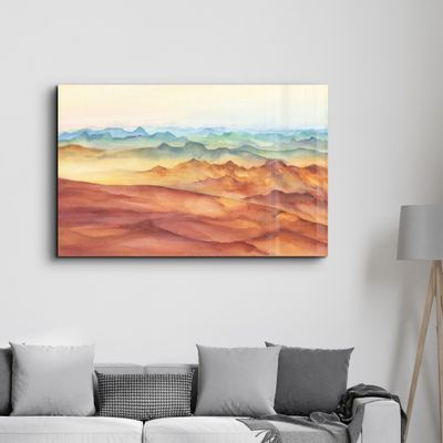 Other wall decoration - The Colorful Watercolor | Glass Wall Art - ARTDESIGNA