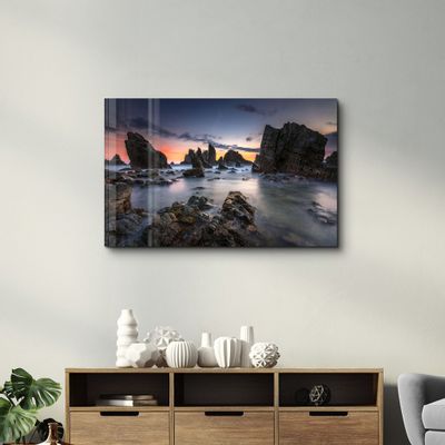 Other wall decoration - Foggy Island | Glass Wall Art - ARTDESIGNA