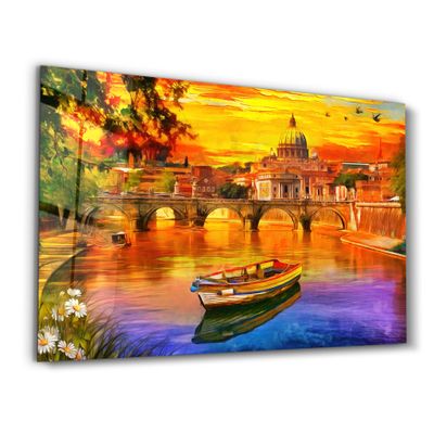 Other wall decoration - Via Della Conciliazione | Glass Wall Art - ARTDESIGNA