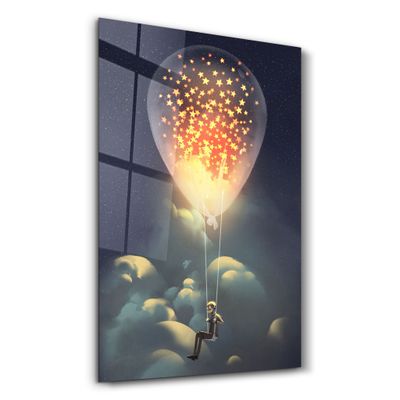 Other wall decoration - The Happiness Of The Swing | Glass Wall Art - ARTDESIGNA