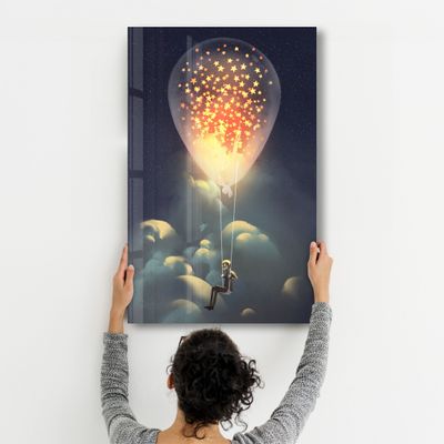 Other wall decoration - The Happiness Of The Swing | Glass Wall Art - ARTDESIGNA