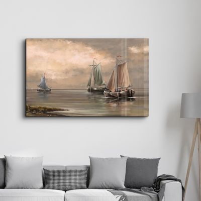 Autres décorations murales - Marine Workers From Victor Hugo | Glass Wall Art - ARTDESIGNA