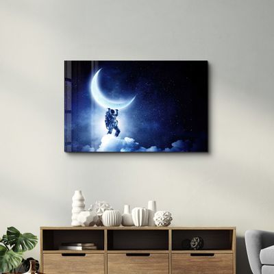 Autres décorations murales - Atlas Is In Modern Time | Glass Wall Art - ARTDESIGNA