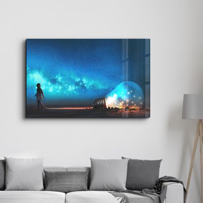 Autres décorations murales - Imagination | Glass Wall Art - ARTDESIGNA