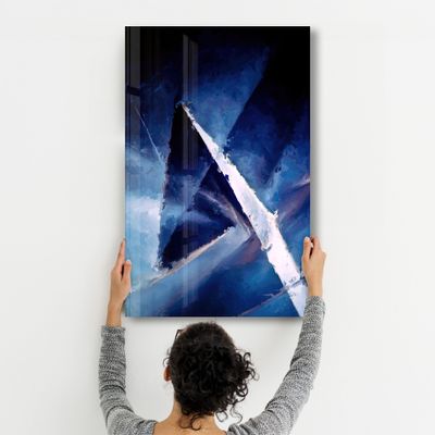 Other wall decoration - Fuzzy Ice | Glass Wall Art - ARTDESIGNA