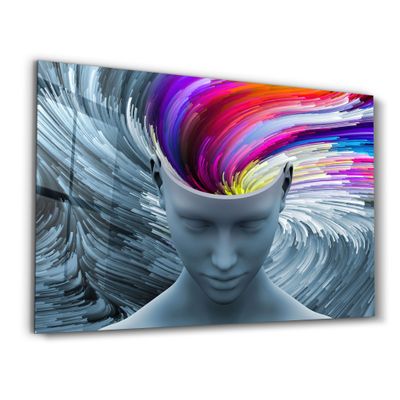 Other wall decoration - Colorful Thoughts | Glass Wall Art - ARTDESIGNA