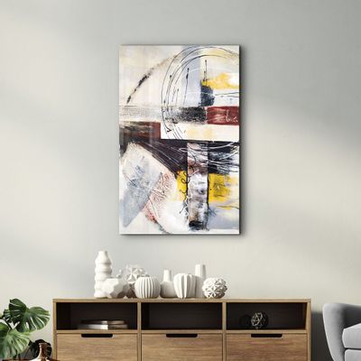 Other wall decoration - Abstract Oil Painting 3 | Glass Wall Art - ARTDESIGNA