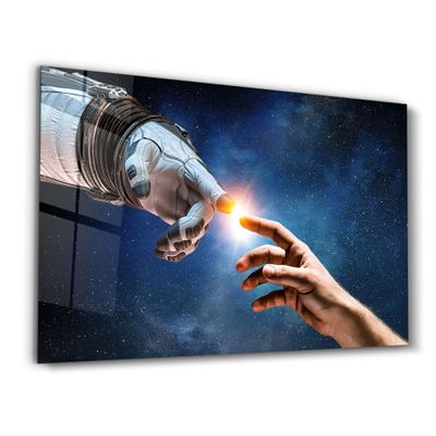 Autres décorations murales - Astronaut Creation | Glass Wall Art - ARTDESIGNA