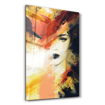 Other wall decoration - Disappearing Woman Face | Glass Wall Art - ARTDESIGNA