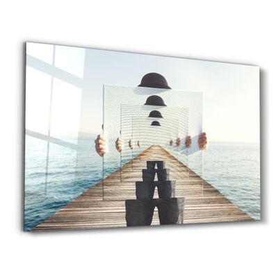 Autres décorations murales - Loop | Glass Wall Art - ARTDESIGNA