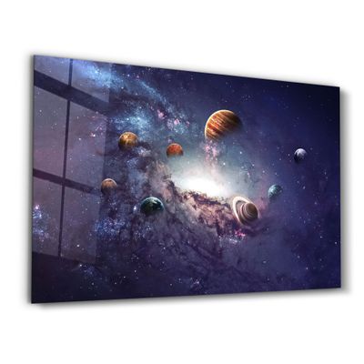 Autres décorations murales - Galaxy | Glass Wall Art - ARTDESIGNA