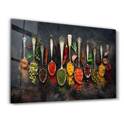 Autres décorations murales - Indian Spices | Glass Wall Art - ARTDESIGNA