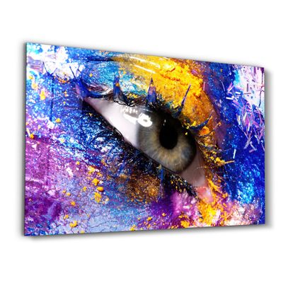 Other wall decoration - Eye In Colors | Glass Wall Art - ARTDESIGNA