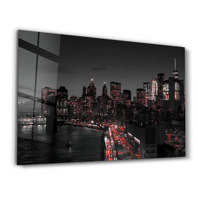 Other wall decoration - Gotham City | Glass Wall Art - ARTDESIGNA