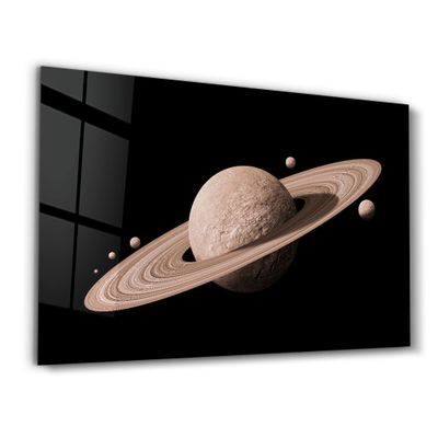 Autres décorations murales - Saturn 2 | Glass Wall Art - ARTDESIGNA