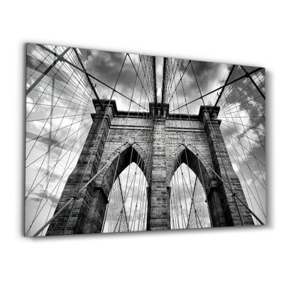 Other wall decoration - Brooklyn Bridge 2 | Glass Wall Art - ARTDESIGNA