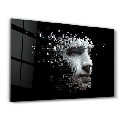 Other wall decoration - Metaverse Dangers | Glass Wall Art - ARTDESIGNA