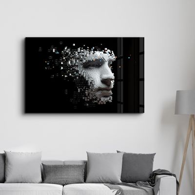Other wall decoration - Metaverse Dangers | Glass Wall Art - ARTDESIGNA