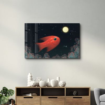 Other wall decoration - Aquarium Fish | Glass Wall Art - ARTDESIGNA