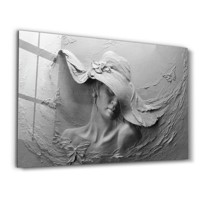 Other wall decoration - Abstract Woman Sculpture | Glass Wall Art - ARTDESIGNA