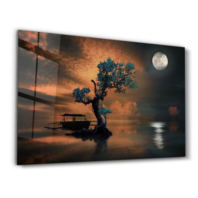 Autres décorations murales - Life Of Tree | Glass Wall Art - ARTDESIGNA