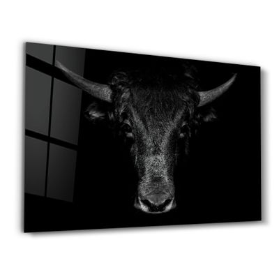 Autres décorations murales - The Bull | Glass Wall Art - ARTDESIGNA