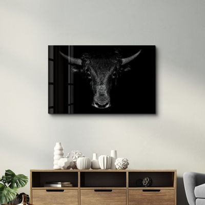 Autres décorations murales - The Bull | Glass Wall Art - ARTDESIGNA