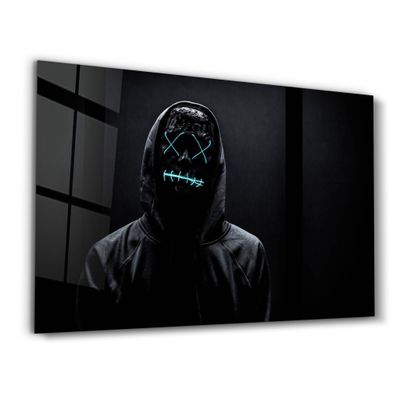 Autres décorations murales - The X Eyes V1 | GLASS WALL ART - ARTDESIGNA