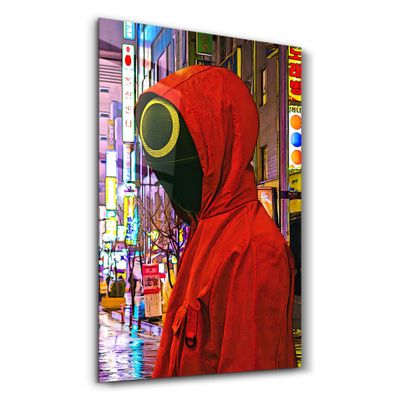 Autres décorations murales - Rounded Face | GLASS WALL ART - ARTDESIGNA