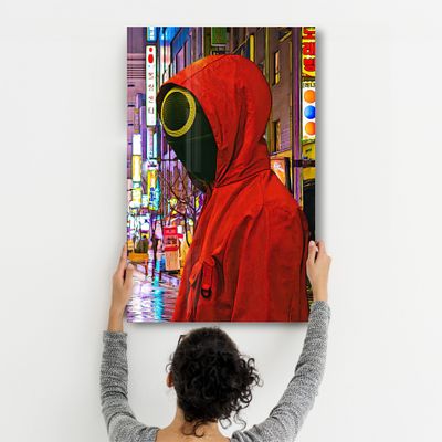 Autres décorations murales - Rounded Face | GLASS WALL ART - ARTDESIGNA