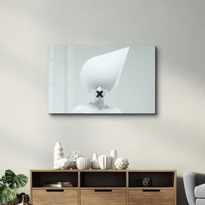 Other wall decoration - Supra Round Heads V2 | Designer's Collection Glass Wall Art - ARTDESIGNA