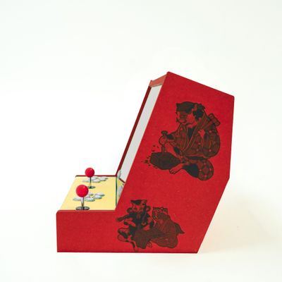 Objets de décoration - ARCADE MINATO: Design Rétro, Ambiance, "Red Ruby" - MAISON ROSHI