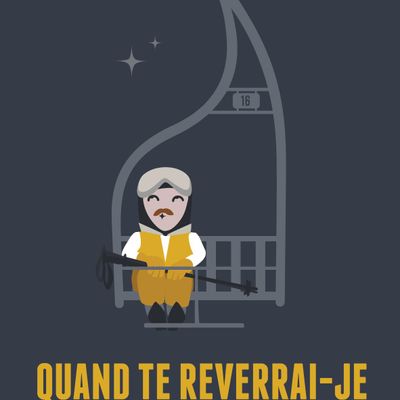 Poster - Quand te reverrai-je, pays merveilleux - COSYNÉVÉ - MOUNTAIN POSTERS