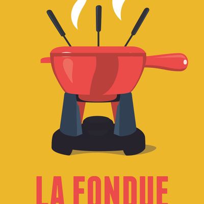 Poster - La Fondue - COSYNÉVÉ - MOUNTAIN POSTERS