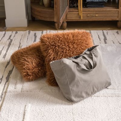 Bags and totes - Grace Recycled Shopping Bag Ombre 35 X 40 X 15 - MAISON VIVARAISE - SDE VIVARAISE WINKLER