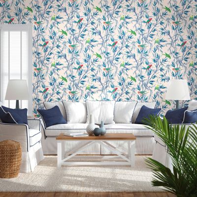 Wallpaper - Parrot Garden Wallpaper - PARADISIO IMAGINARIUM