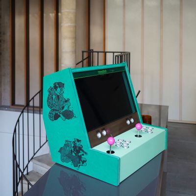 Decorative objects - MINATO ARCADE : Bespoke Retro Arcade, "Emerald Green" - MAISON ROSHI