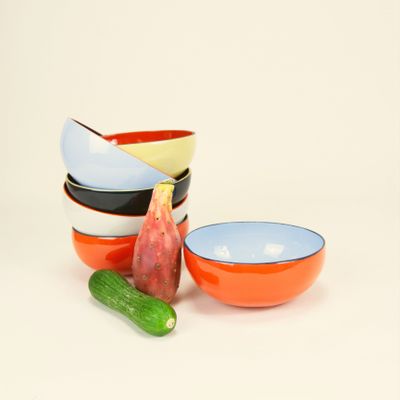 Objets de décoration - Set of 6 coconut and lacquer bowls - L INDOCHINEUR X RIVÊT