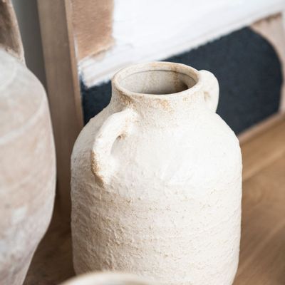 Céramique - AX24029 Vase en céramique Sicily 20x18x25,5 cm - ANDREA HOUSE