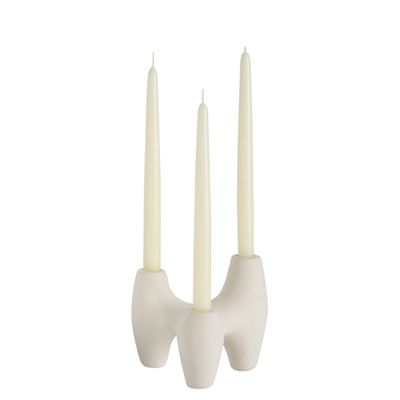 Candlesticks and candle holders - AX24060 Zante ceramic candleholder 16x14x14 cm - ANDREA HOUSE