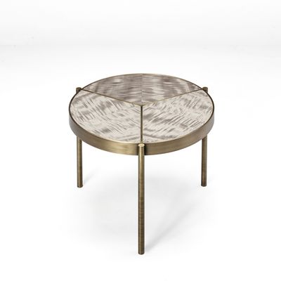 Dining Tables - Ray Side Table in Grey Sikomoro Wood Top - DUISTT