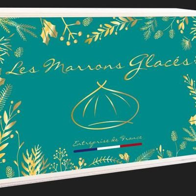 Épicerie fine - Coffret Turquoise de Marrons Glacés - MARRON GLACÉ PELLORCE&JULLIEN