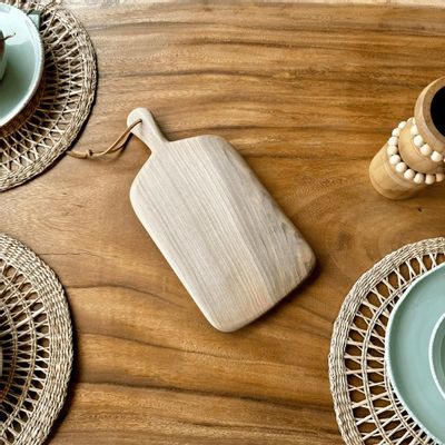 Ustensiles de cuisine - DOUGA S - Planche à découper en bois d'olivier - HYDILE